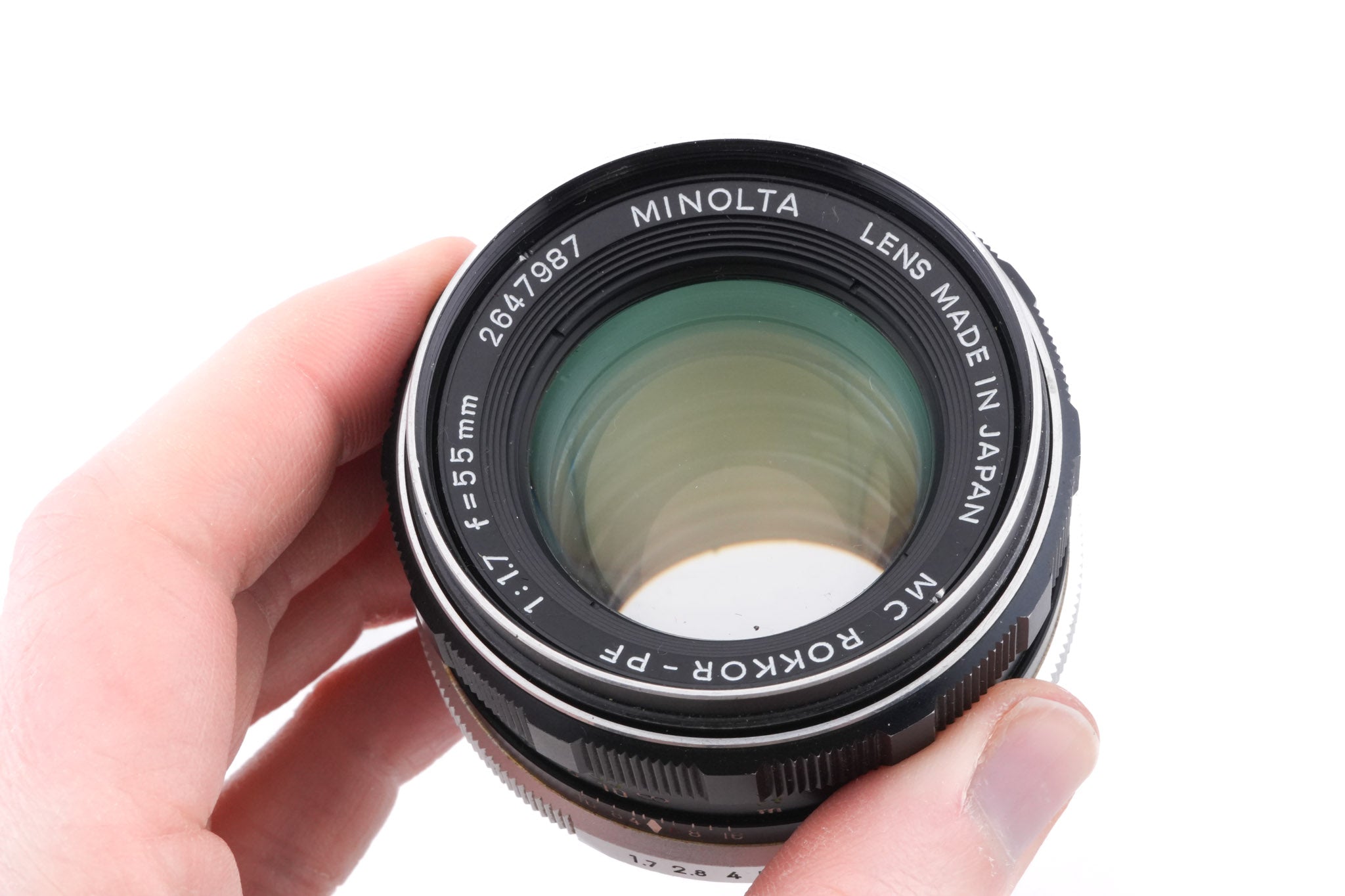 Minolta 55mm f1.7 MC Rokkor-PF