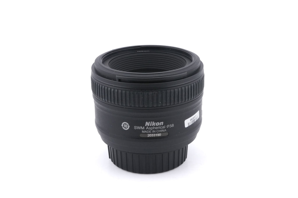 Nikon 50mm f1.8 AF-S Nikkor G