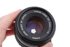 Canon 50mm f1.8 FDn