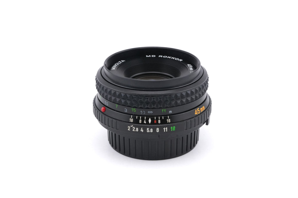 Minolta 45mm f2 MD Rokkor