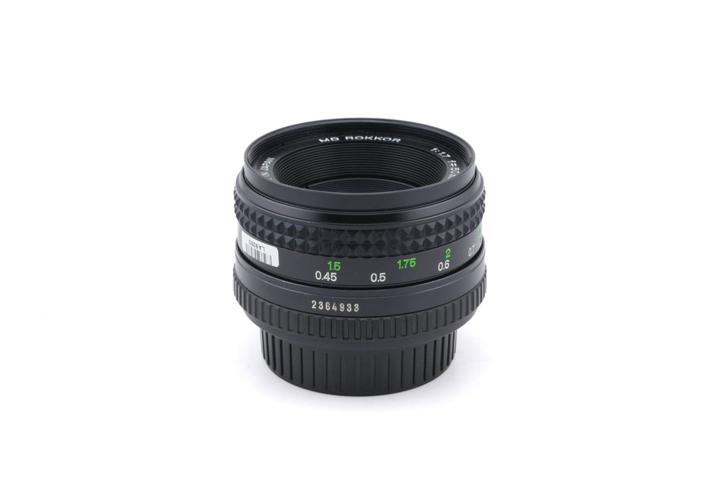 Minolta 50mm f1.7 MD Rokkor