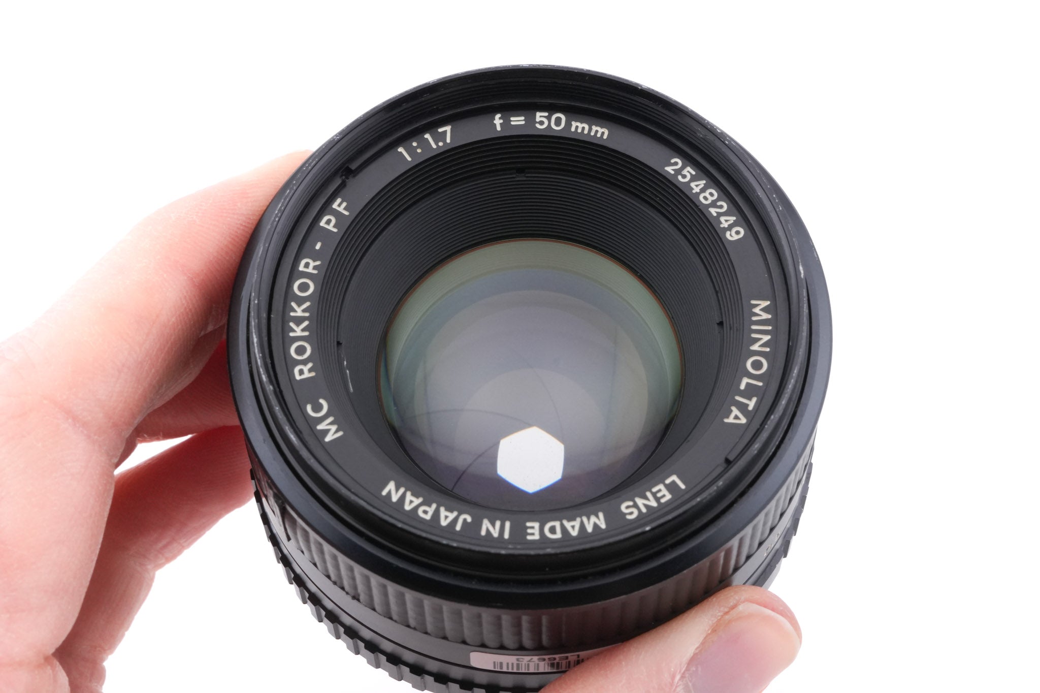 Minolta 50mm f1.7 MC Rokkor-PF