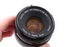 Canon 50mm f1.8 S.C.