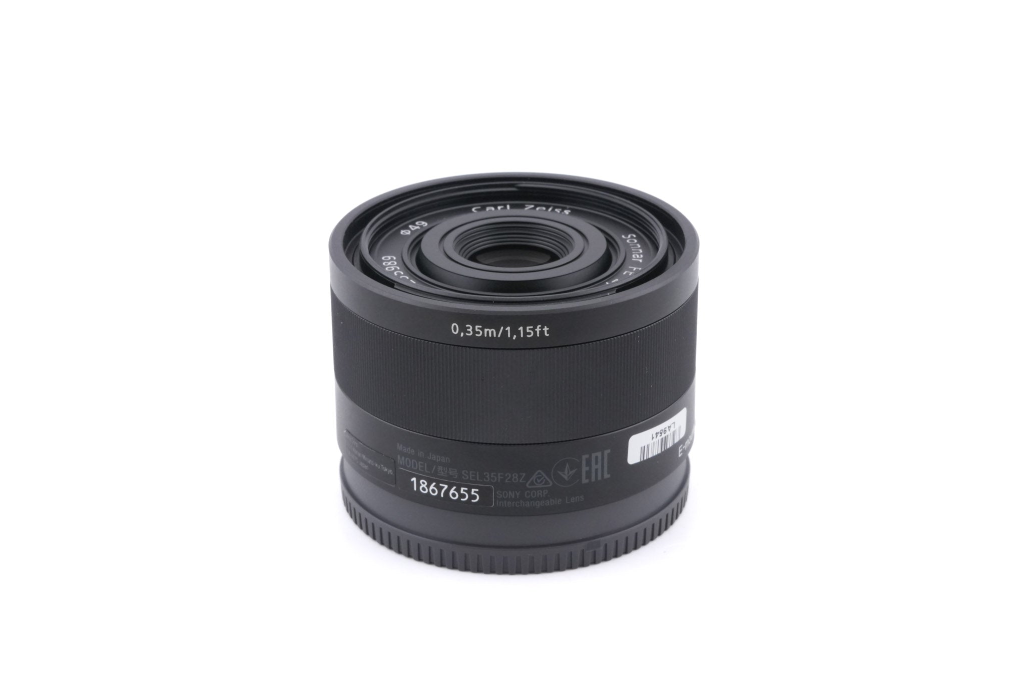 Sony 35mm f2.8 Sonnar T* ZA (SEL35F28Z)