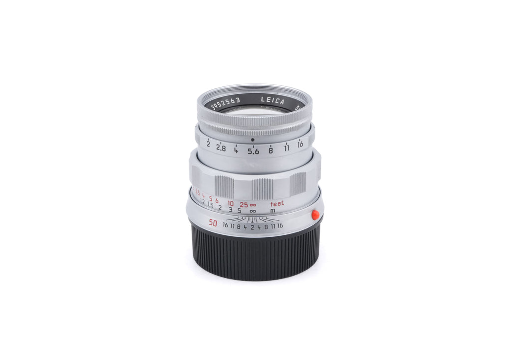 Leica 50mm f2 Summicron-M (50 Jahre) (Silver, 11615)