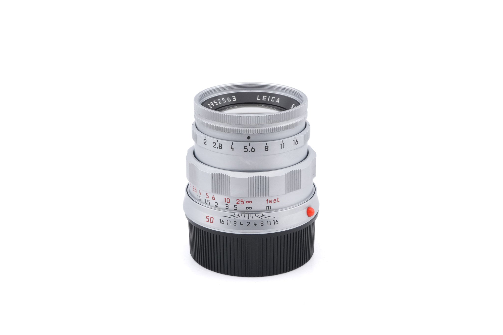 Leica 50mm f2 Summicron-M (50 Jahre) (Silver, 11615)