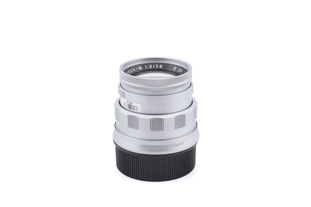 Leica 50mm f2 Summicron-M (50 Jahre) (Silver, 11615)