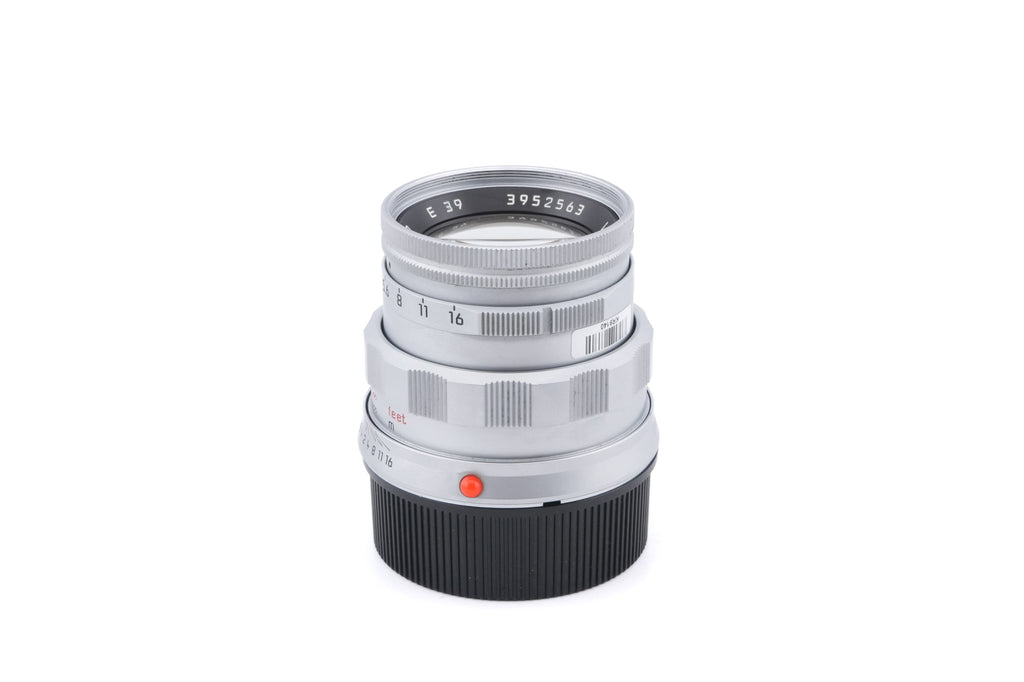 Leica 50mm f2 Summicron-M (50 Jahre) (Silver, 11615)
