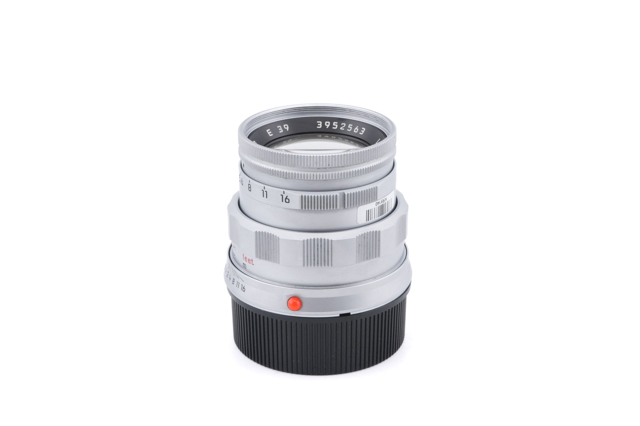 Leica 50mm f2 Summicron-M (50 Jahre) (Silver, 11615)