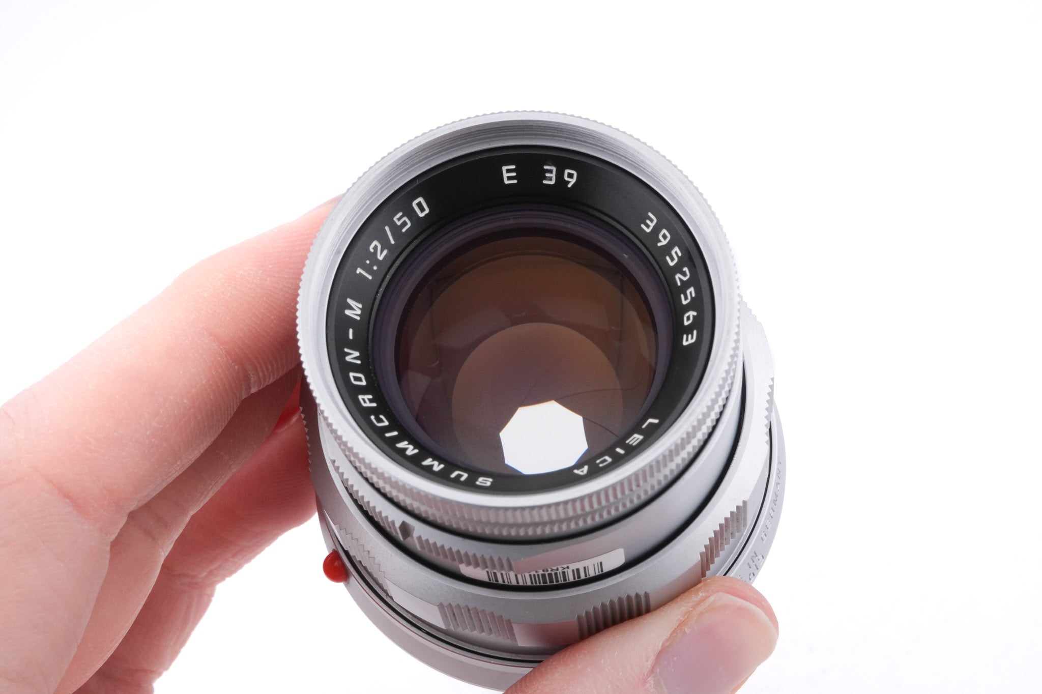 Leica 50mm f2 Summicron-M (50 Jahre) (Silver, 11615)