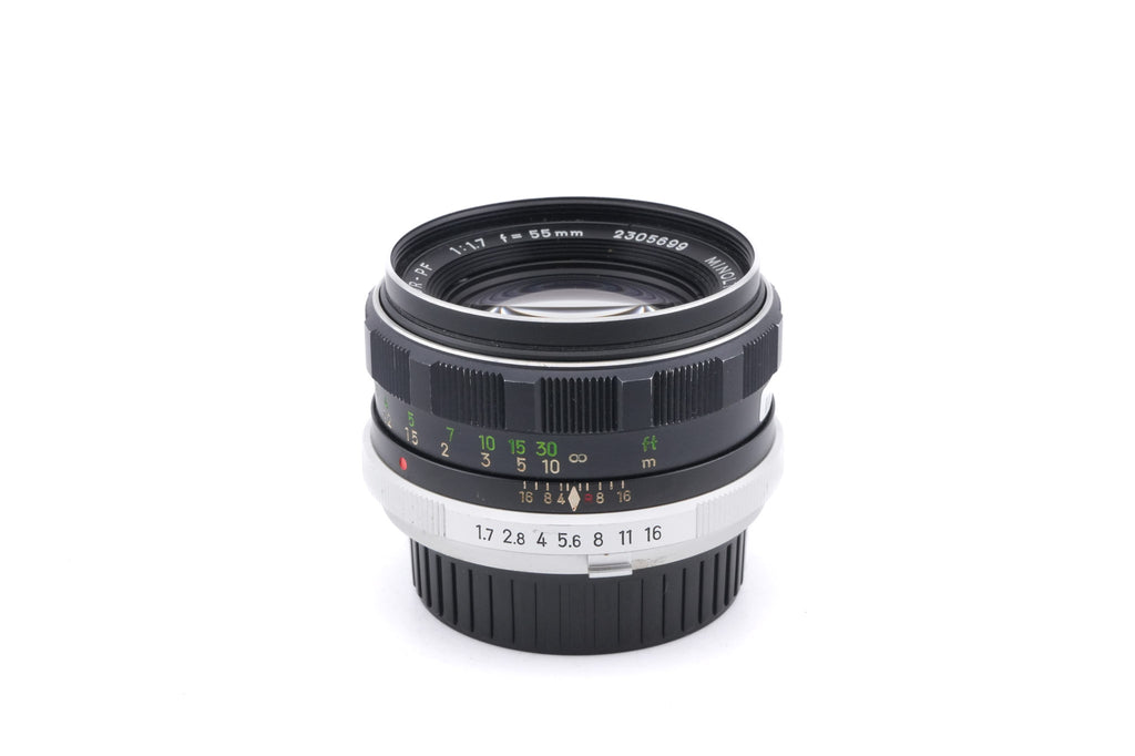 Minolta 55mm f1.7 MC Rokkor-PF