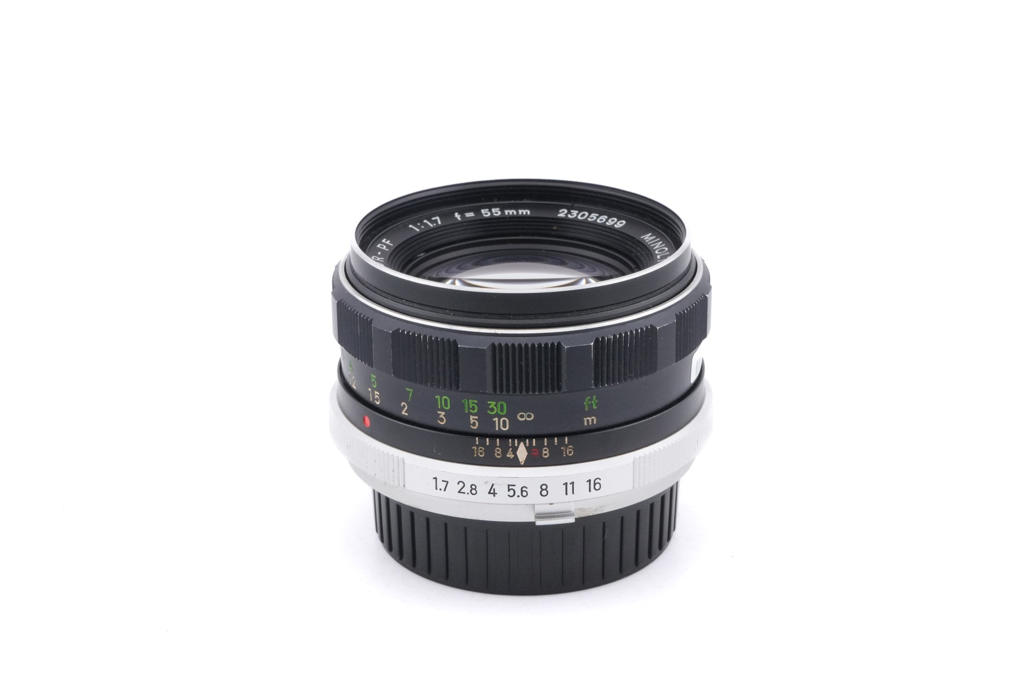 Minolta 55mm f1.7 MC Rokkor-PF