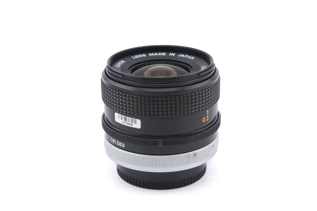 Canon 28mm f2.8 S.C.