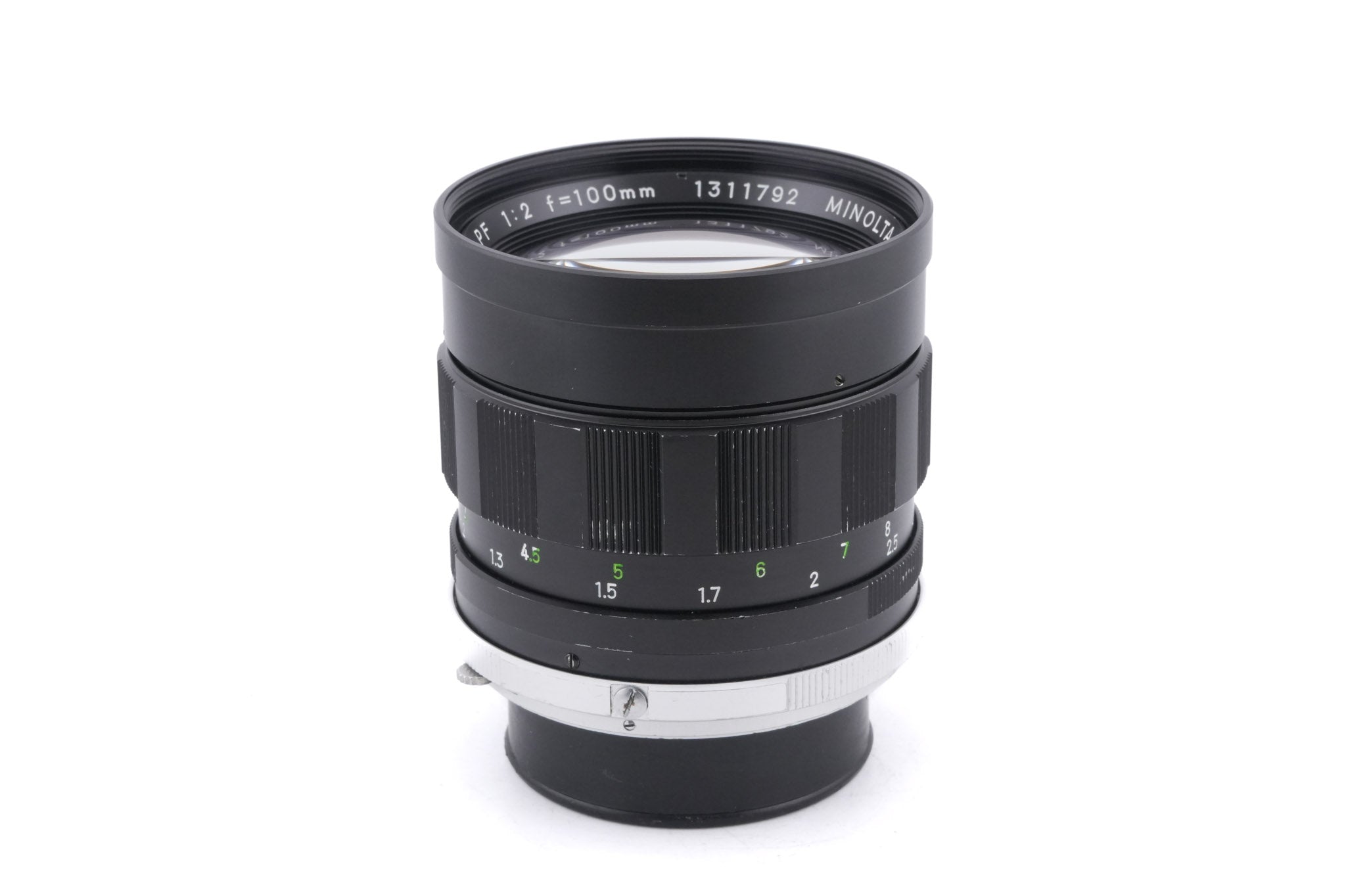 Minolta 100mm f2 MC Tele Rokkor-PF