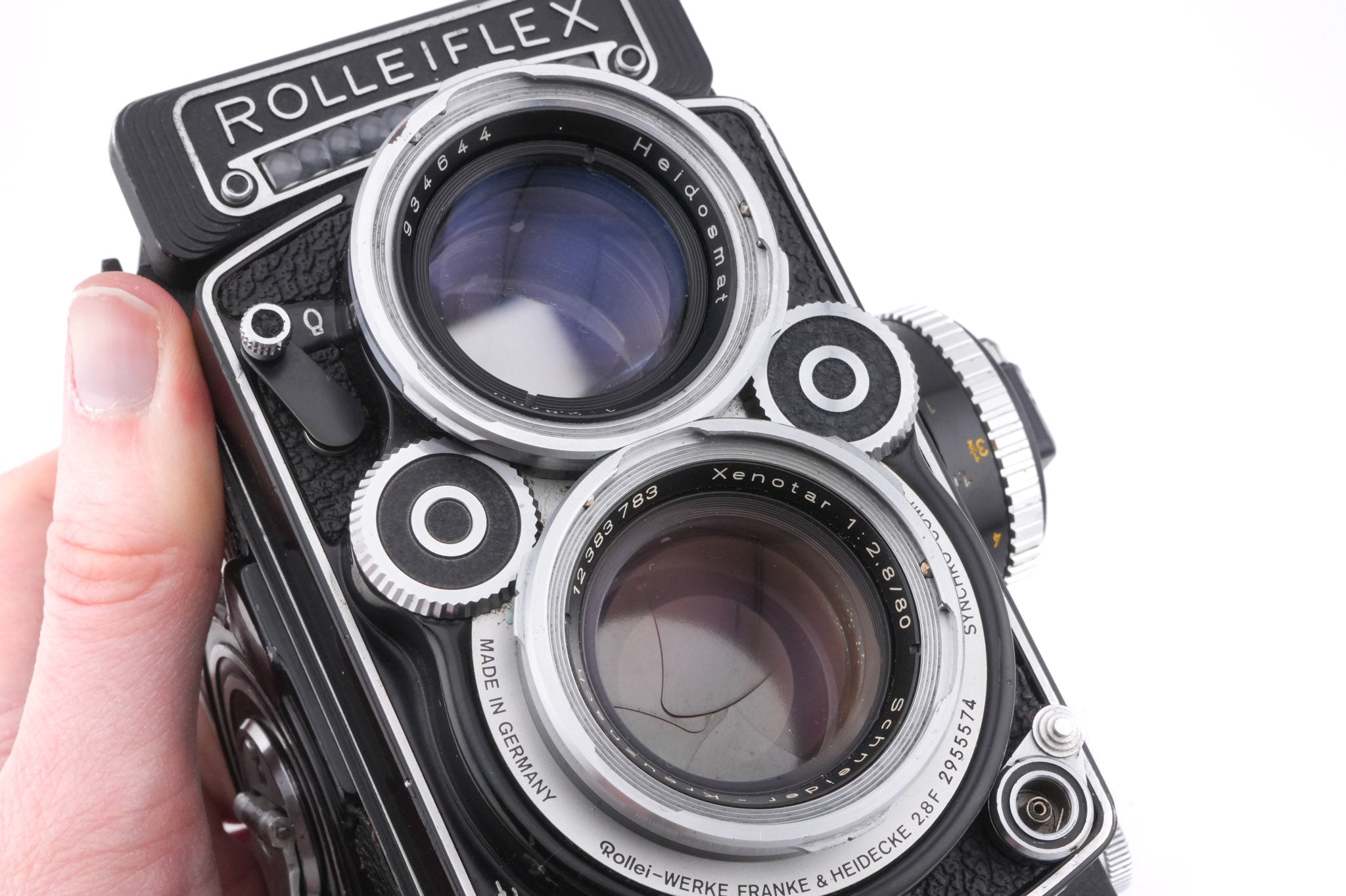 Rollei Rolleiflex 2.8F ("White Face") (K7F4)