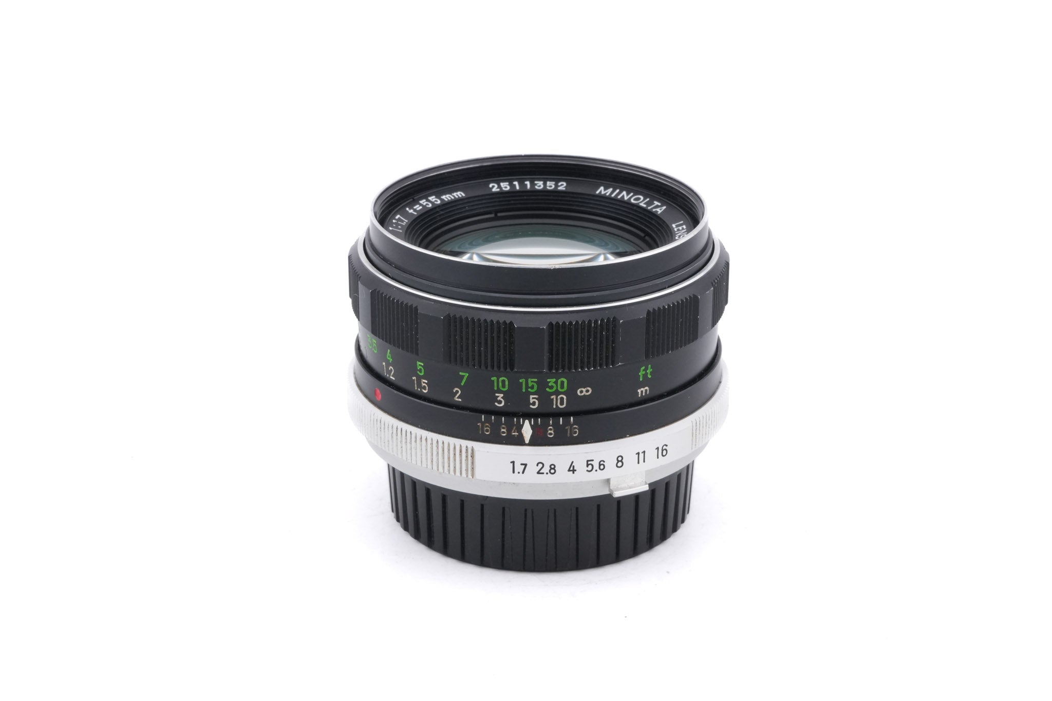 Minolta 55mm f1.7 MC Rokkor-PF