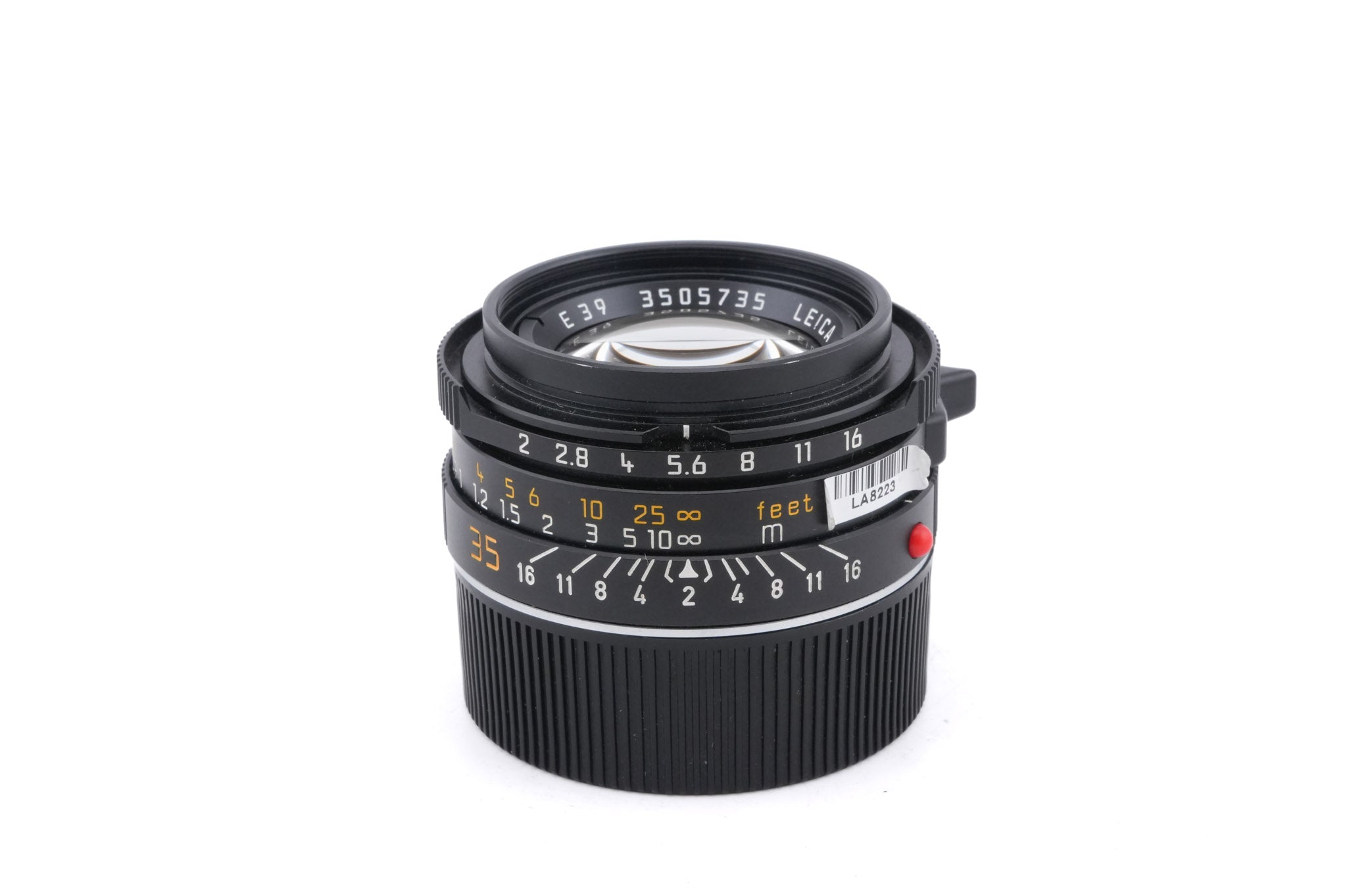 Leica 35mm f2 Summicron-M (Type IV) (Black, 11310)