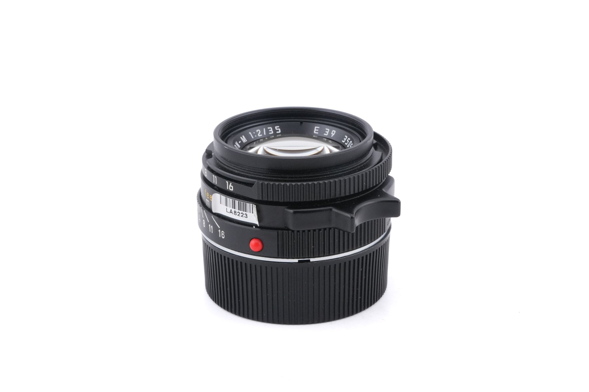 Leica 35mm f2 Summicron-M (Type IV) (Black, 11310)