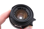 Leica 35mm f2 Summicron-M (Type IV) (Black, 11310)