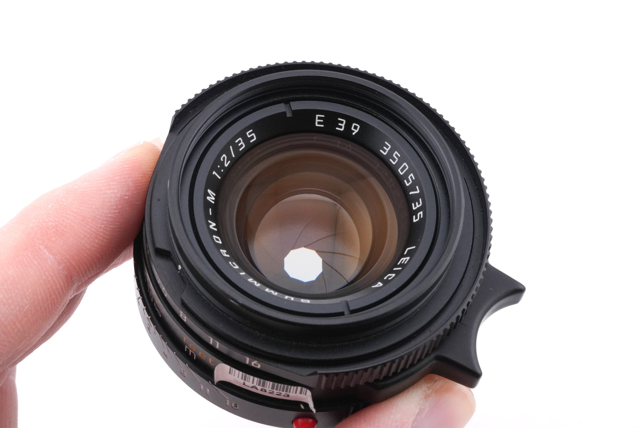 Leica 35mm f2 Summicron-M (Type IV) (Black, 11310)