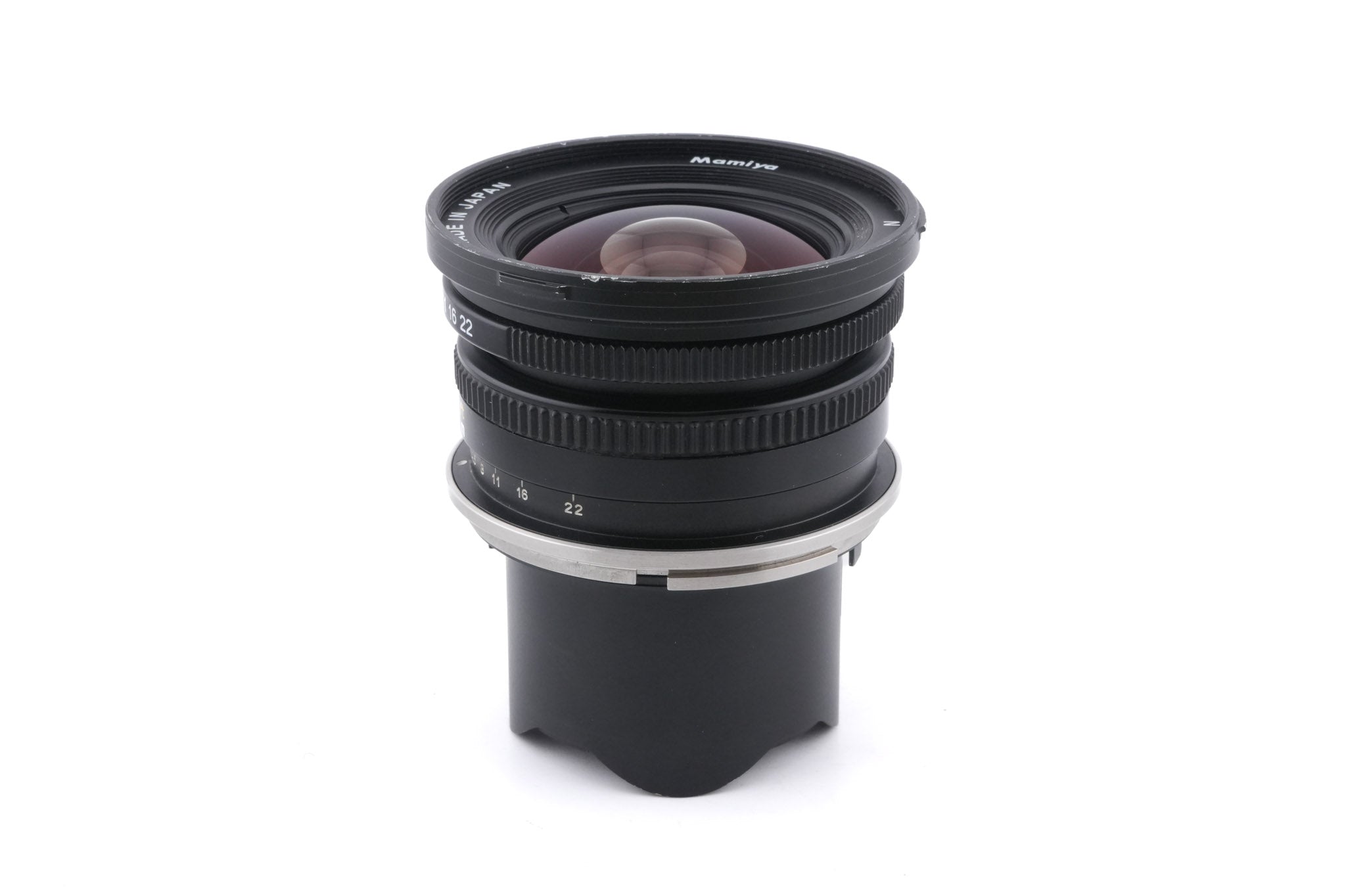 Mamiya 43mm f4.5 L N + Optical Viewfinder (43mm f4.5 L N) + 43mm f4.5 N L Lens Hood
