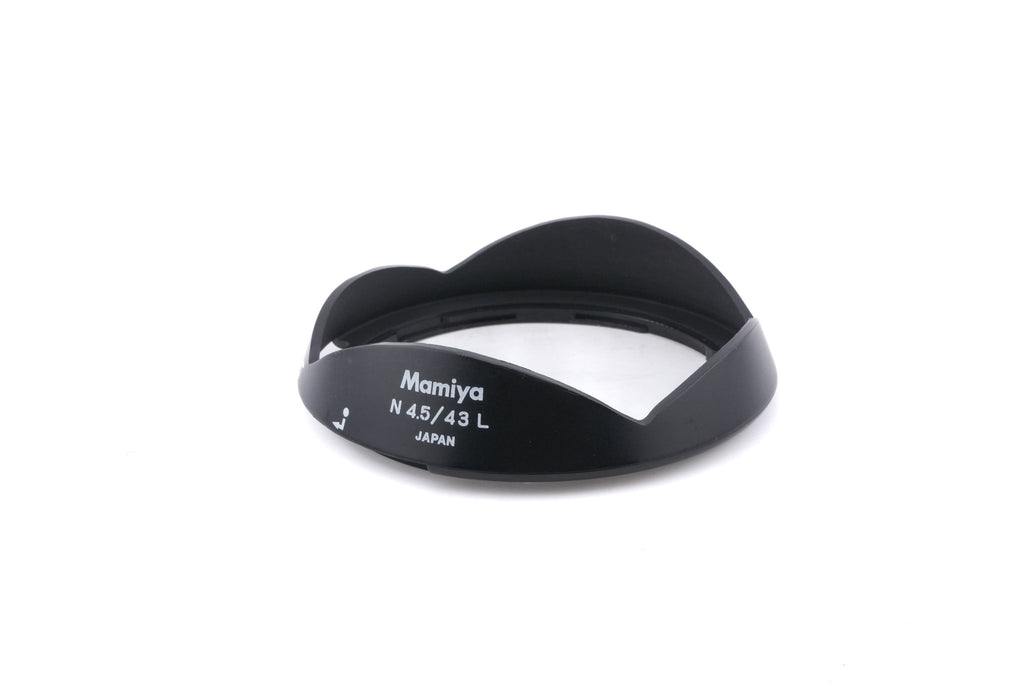 Mamiya 43mm f4.5 L N + Optical Viewfinder (43mm f4.5 L N) + 43mm f4.5 N L Lens Hood