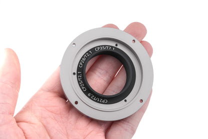 Zeiss CP.3 Interchangeable Mount Set (21, 25, 28, 35)