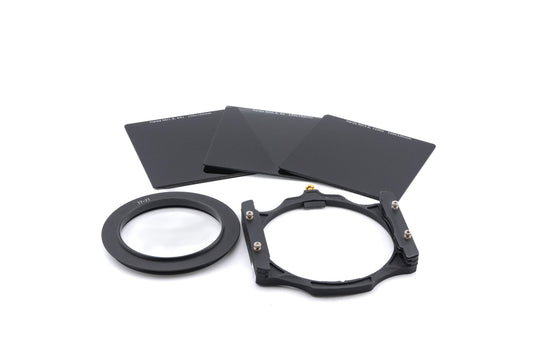 Haida 100mm Square Filter Holder + 100 x 100 mm Neutral Density Filter ND1.8 64x + 100 x 100 mm Neutral Density Filter ND0.9 8x + 100 x 100 mm Neutral Density Filter ND3 1000x