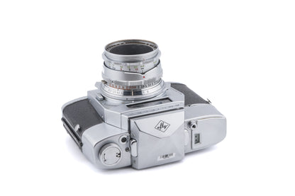 Agfa Ambiflex + Ambiflex Prism Viewfinder + Agfa 50mm f2.8 Color-Solinar