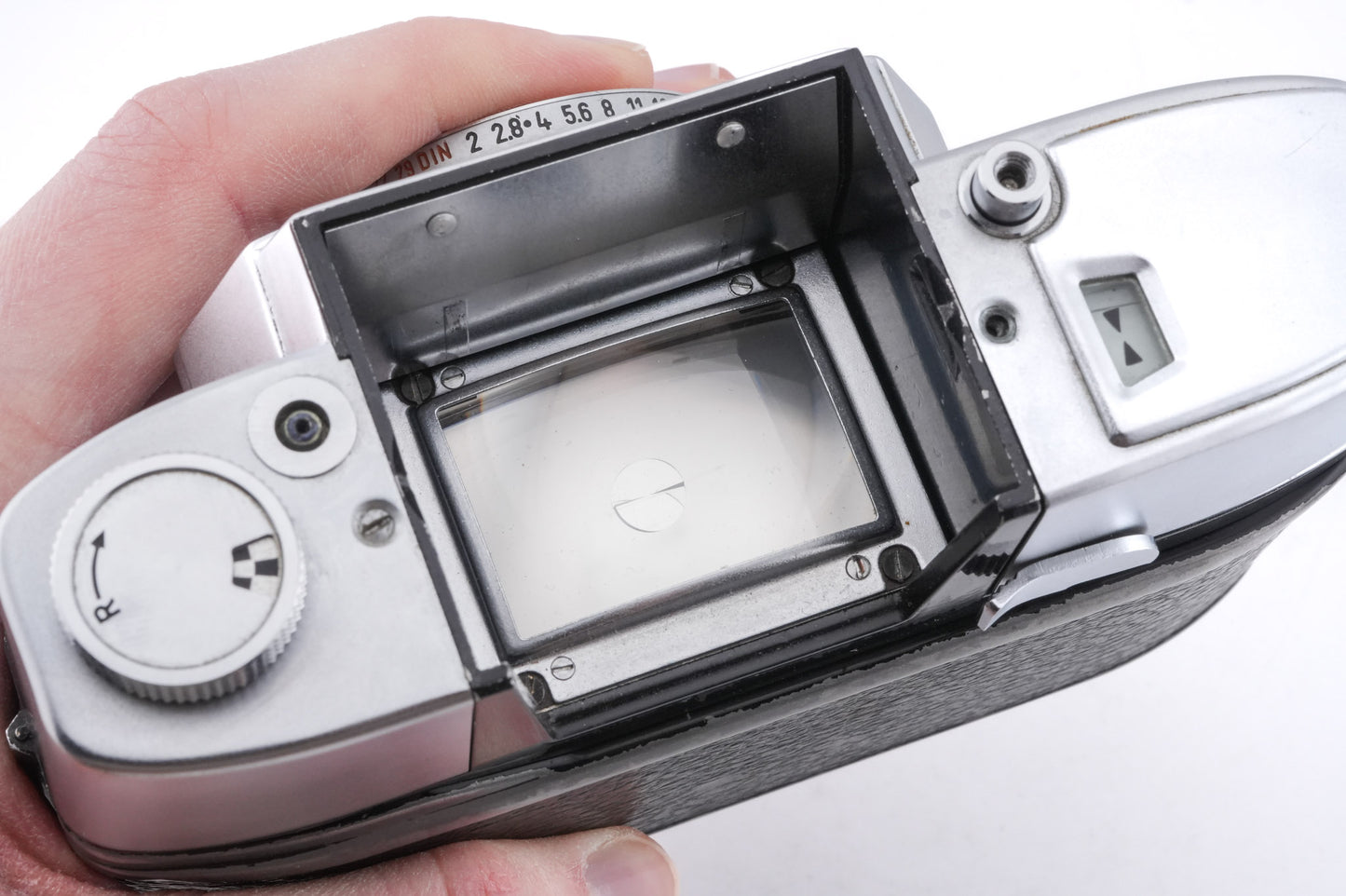 Agfa Ambiflex + Ambiflex Prism Viewfinder + Agfa 50mm f2.8 Color-Solinar