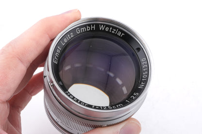 Leica 12.5cm f2.5 Hektor (HIKOO / 11532 / 11032) + Visoflex Adapter (OUBIO / 16466M)