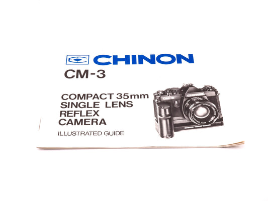 Chinon CM-3 Instructions