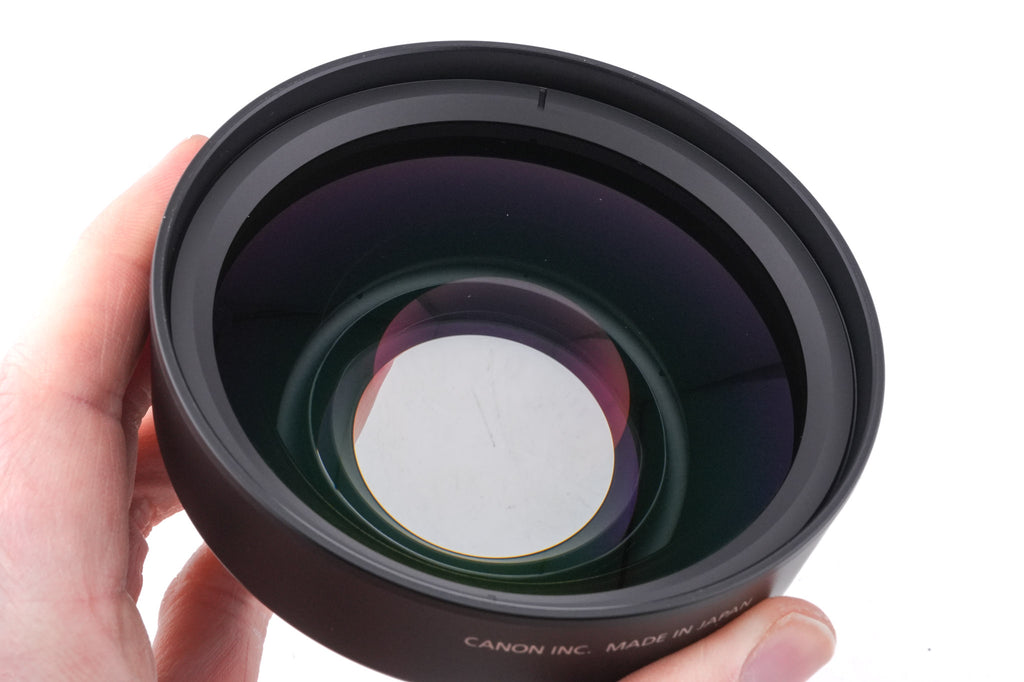 Canon 0.75X Wide Converter WC-DC58B + LA-DC58H Conversion Lens Adapter