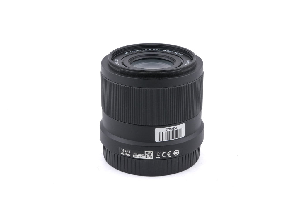 Viltrox 40mm f2.5 STM ASPH ED IF