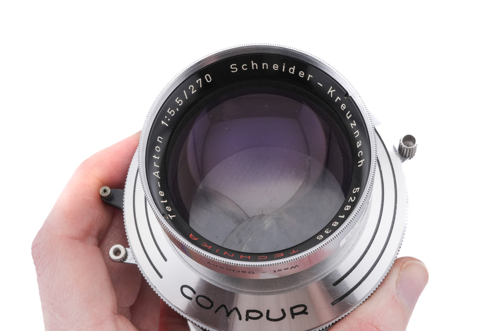 Schneider-Kreuznach 270mm f5.5 Tele-Arton Technika (Shutter)