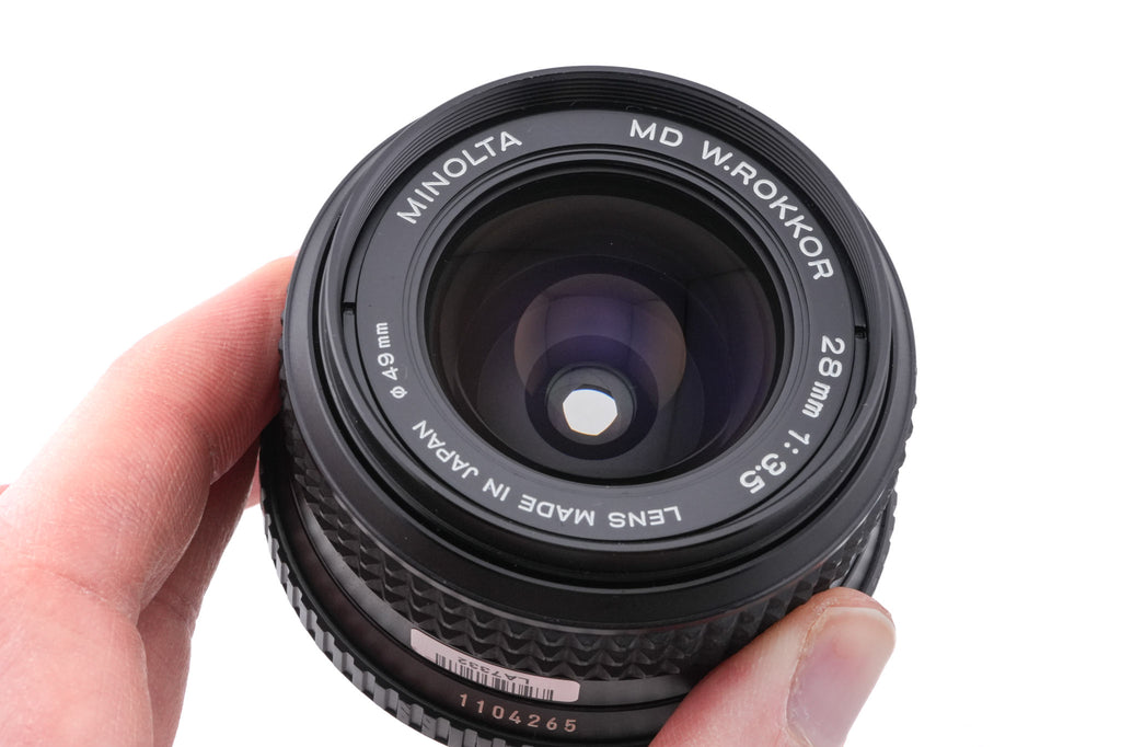 Minolta 28mm f3.5 MD W.Rokkor