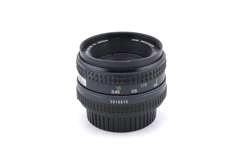 Minolta 50mm f1.7 MD Rokkor