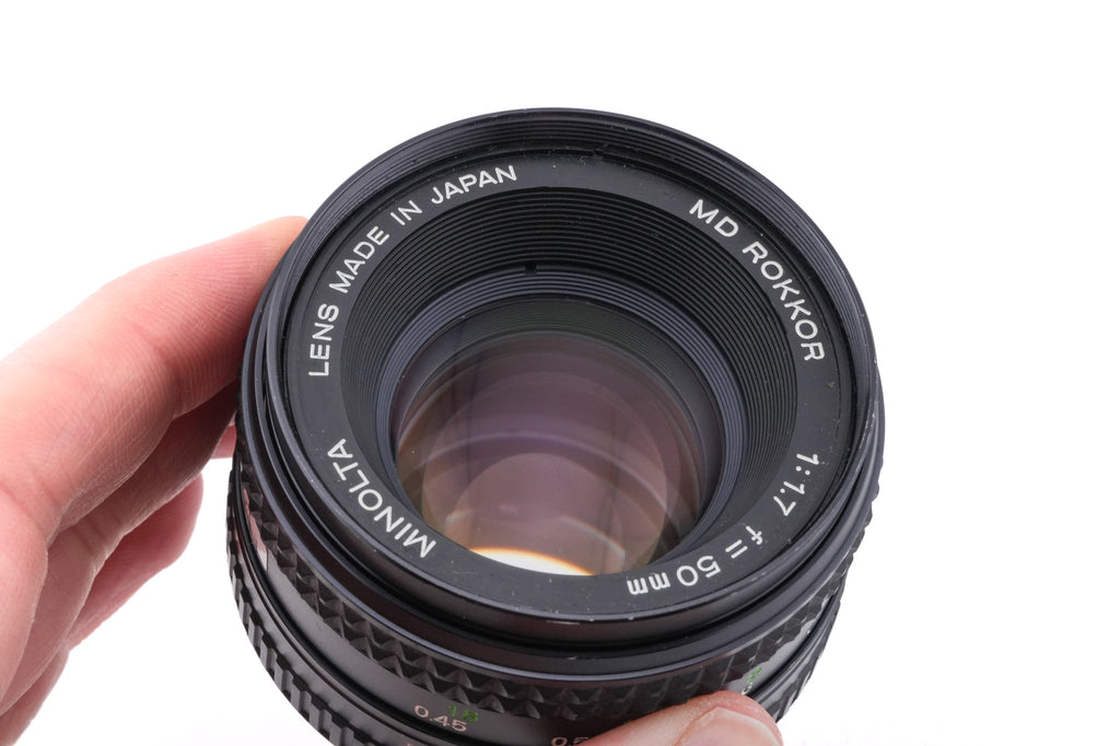 Minolta 50mm f1.7 MD Rokkor
