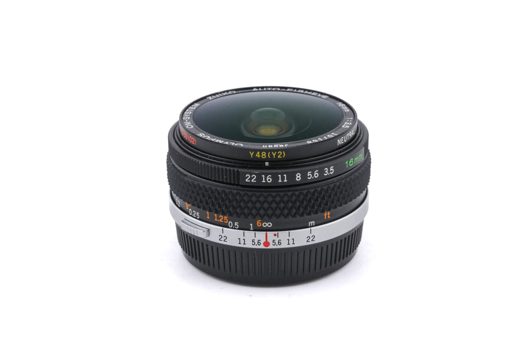 Olympus 16mm f3.5 Zuiko Auto-Fisheye