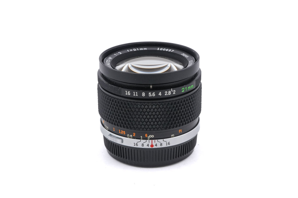 Olympus 21mm f2 Zuiko MC Auto-W