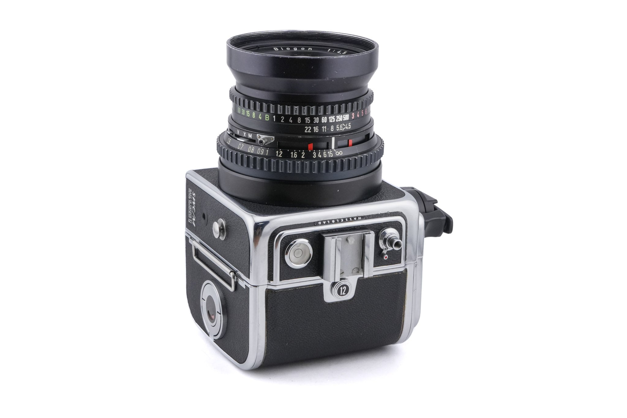 Hasselblad SWC/M (Biogon C T*) (Silver, 10049) + SWC Viewfinder (52035/TISOC) + A12 Film Magazine (Silver, 30074)