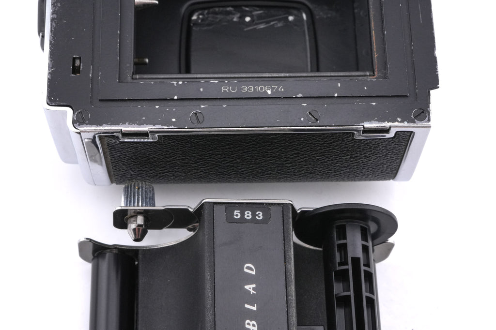 Hasselblad SWC/M (Biogon C T*) (Silver, 10049) + SWC Viewfinder (52035/TISOC) + A12 Film Magazine (Silver, 30074)