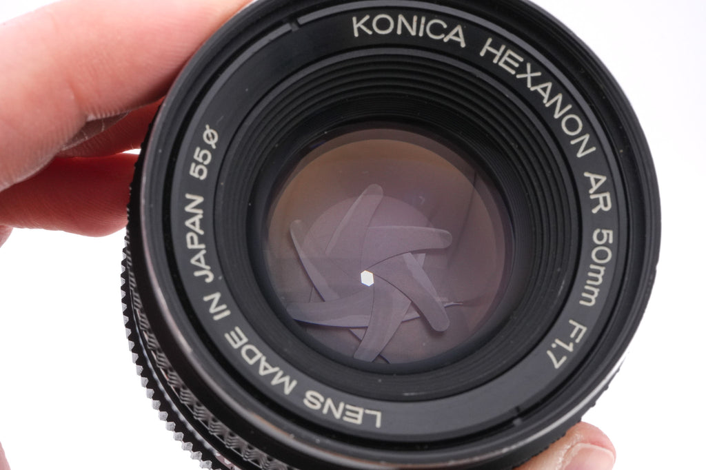 Konica 50mm f1.7 Hexanon AR