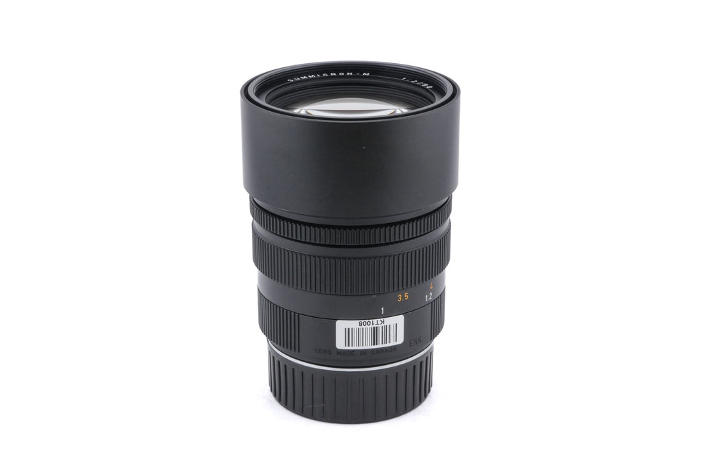 Leica 90mm f2 Summicron-M (Type III) (Black, 11136)
