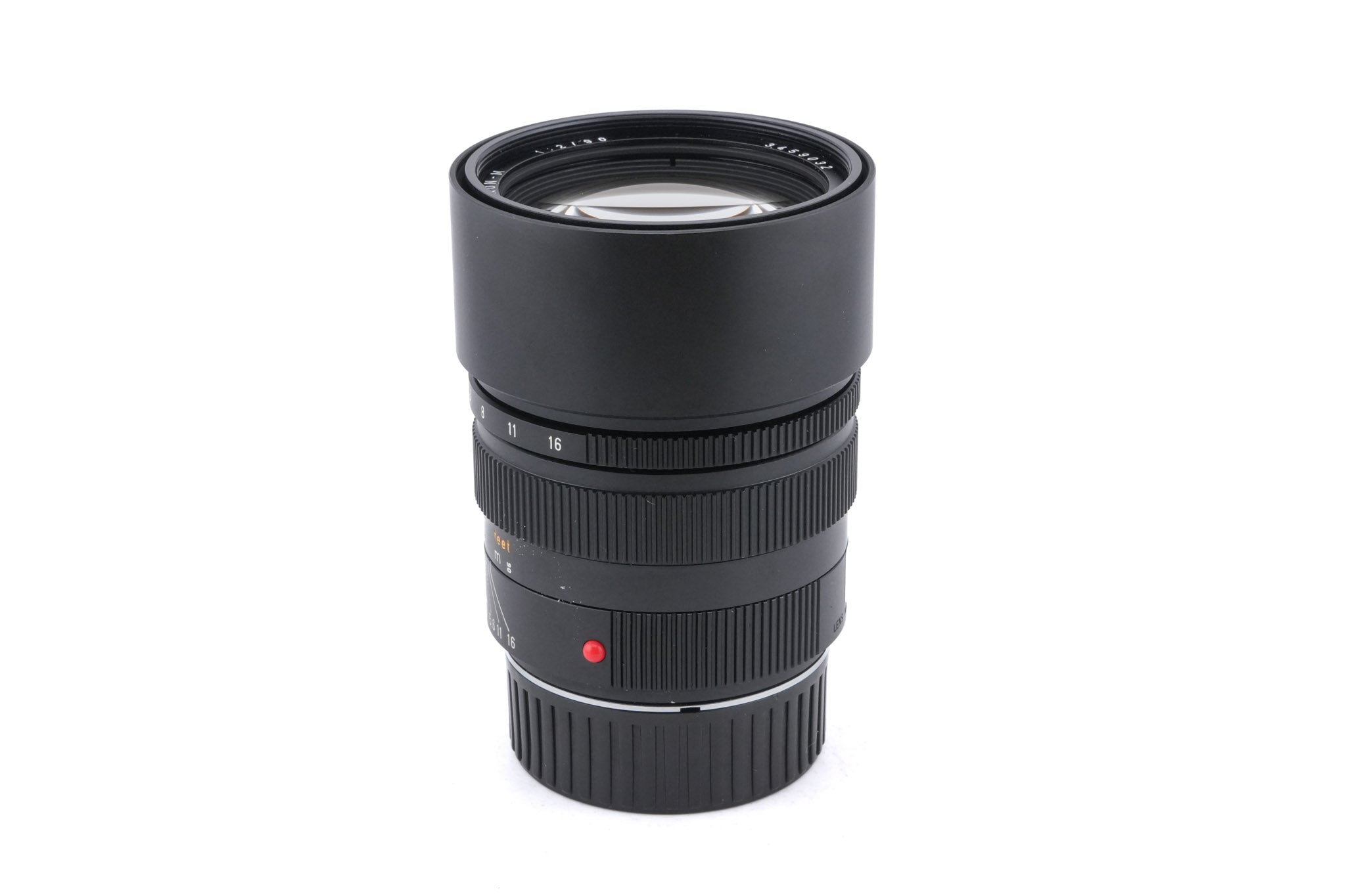 Leica 90mm f2 Summicron-M (Type III) (Black, 11136)