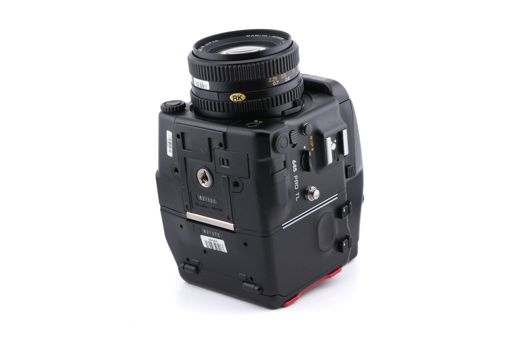 Mamiya 645 Pro TL + HA401 120/220 Roll Film Holder + 80mm f2.8 Sekor C N + FE401 AE Prism Finder + 120 Roll Film Insert (HA401) + AC401 Winding Lever