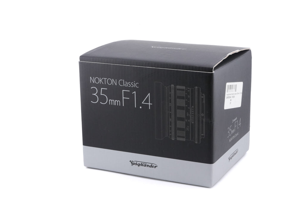 Voigtländer 35mm f1.4 Nokton Classic