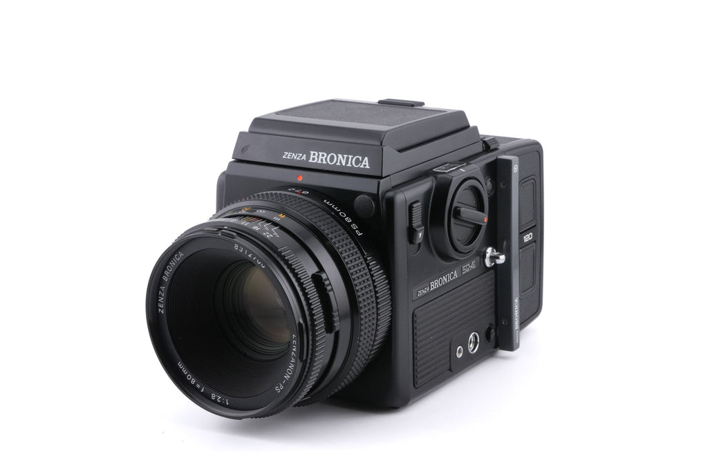 Zenza Bronica SQ-Ai + Waist Level Finder + SQ-i 6x6 120 Roll Film Back + 80mm f2.8 Zenzanon-PS