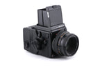 Zenza Bronica SQ-Ai + Waist Level Finder + SQ-i 6x6 120 Roll Film Back + 80mm f2.8 Zenzanon-PS