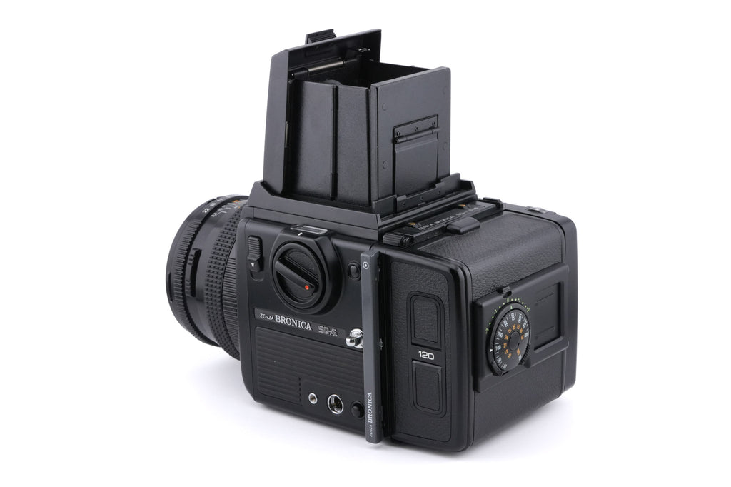 Zenza Bronica SQ-Ai + Waist Level Finder + SQ-i 6x6 120 Roll Film Back + 80mm f2.8 Zenzanon-PS